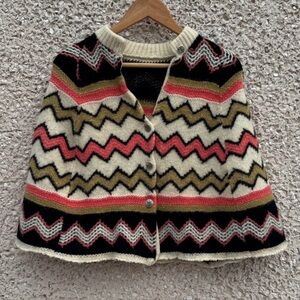 Beautiful Handmade Vintage Crochet Cape